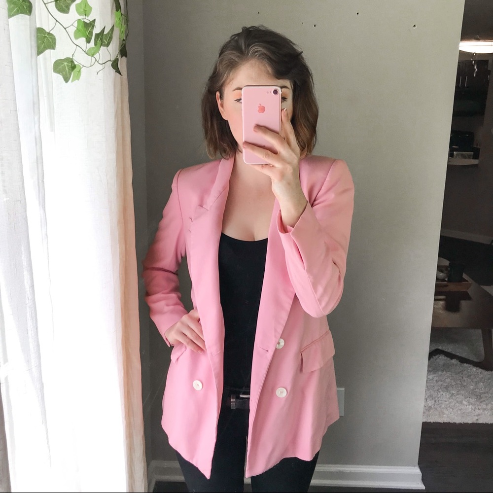 Zara Pink Blazer - XS
